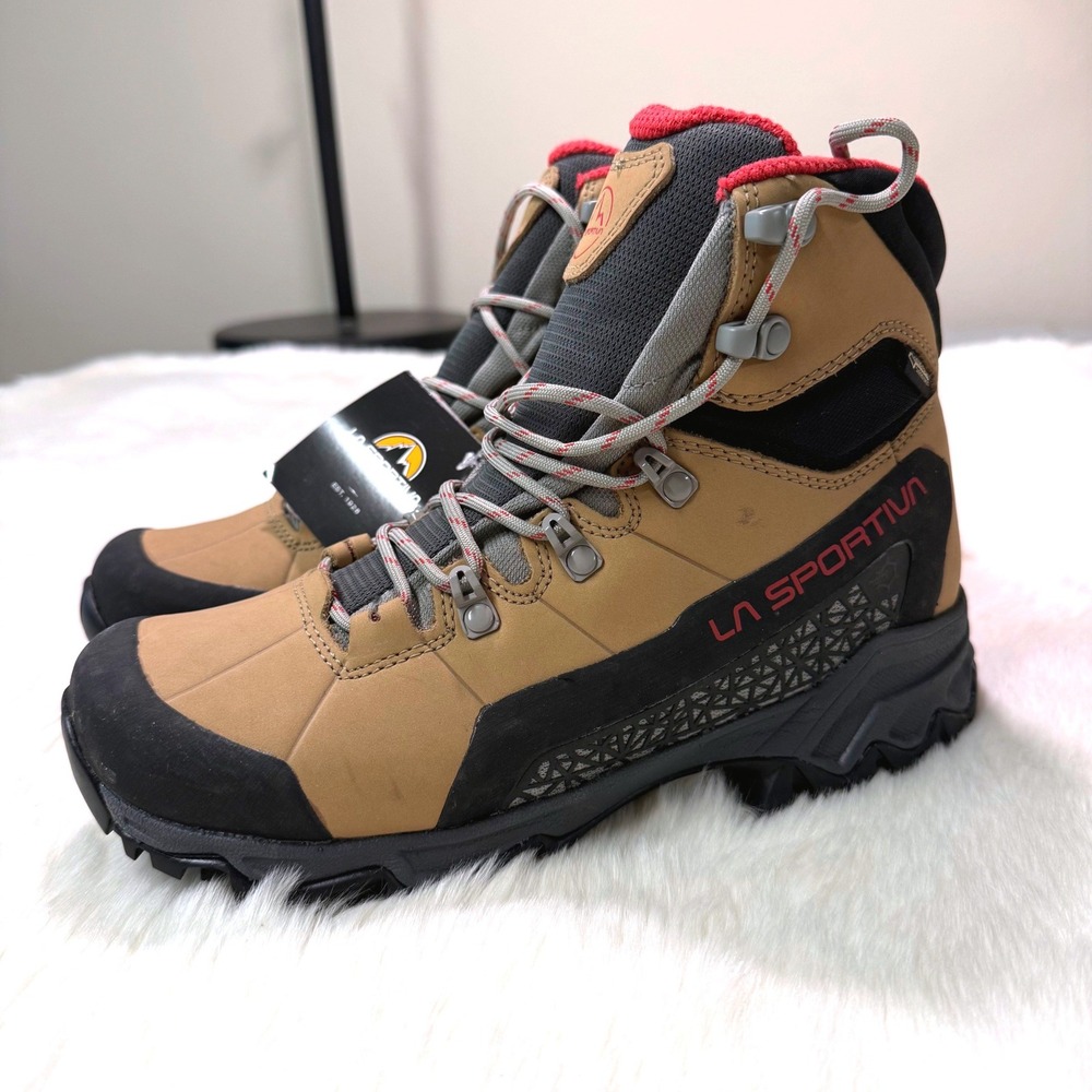 NWT La Sportiva Nucleo High II GTX Hiking Boots Womens 7/38 Brown Waterproof